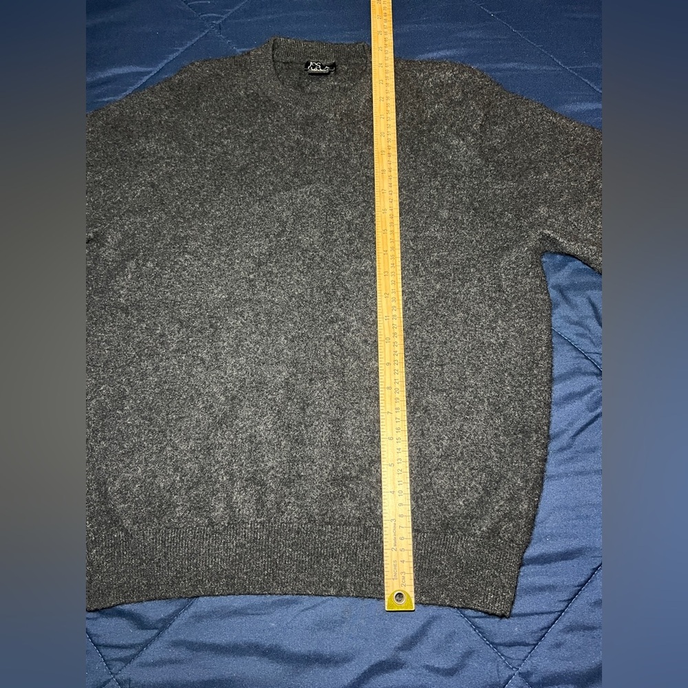 Jos. A. Bank Wool-Cashmere Crew Neck Sweater charcoal - Picture 4 of 6
